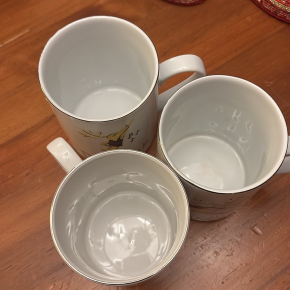 Pottery Barn Reindeer mugs. Dancer- Dasher and Prancer. - Picture 5 of 6